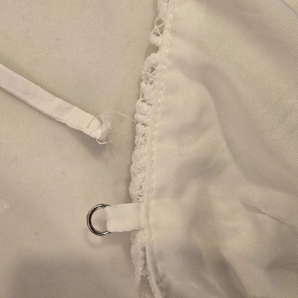 Astr White Flowery Lace Midi Dress Size Medium Nwot, Has One Very Small Flaw - Picture 16 of 16